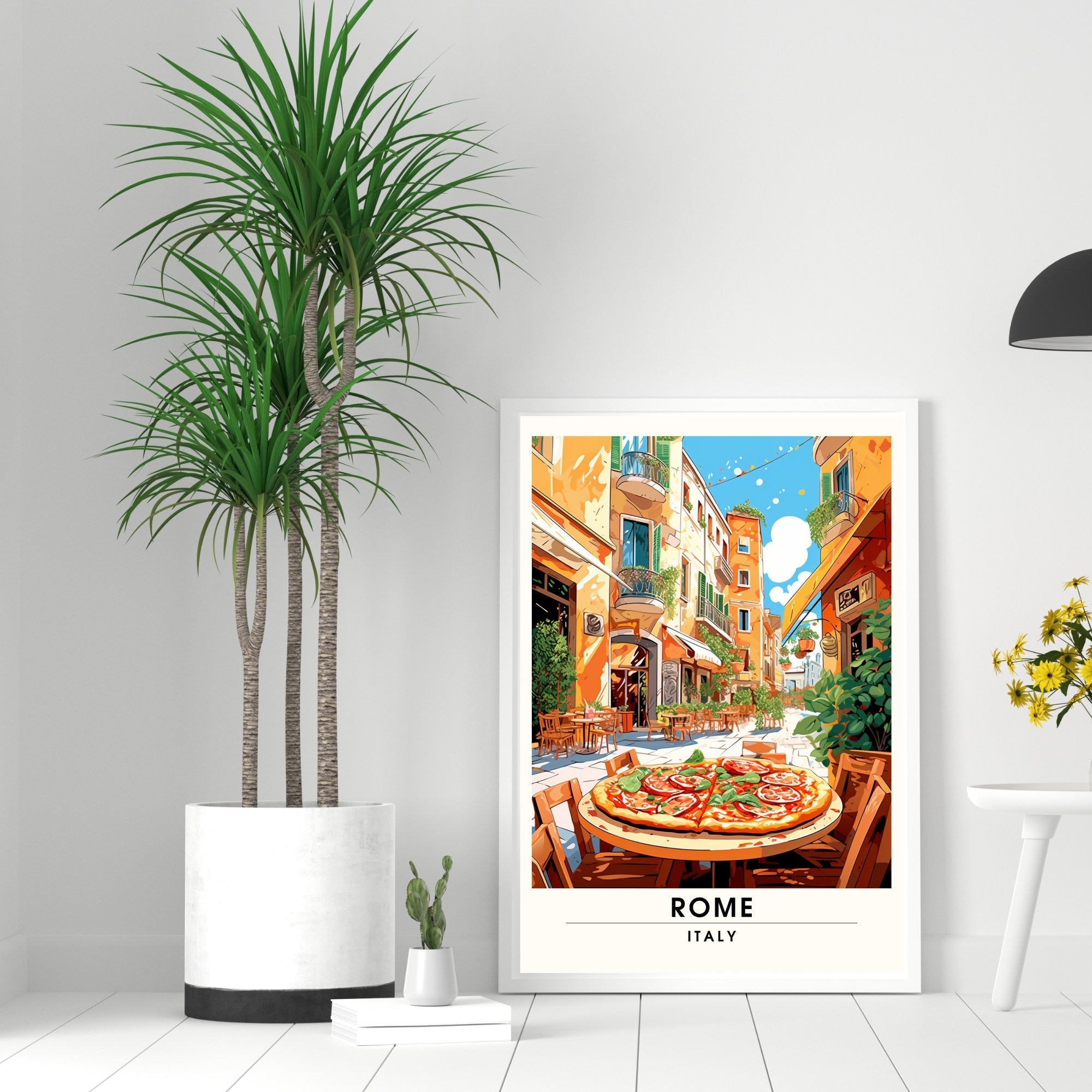 Affiche Rome | impression de voyage Rome  | Impression Rome | Affiche Italie | Affiche Restaurent