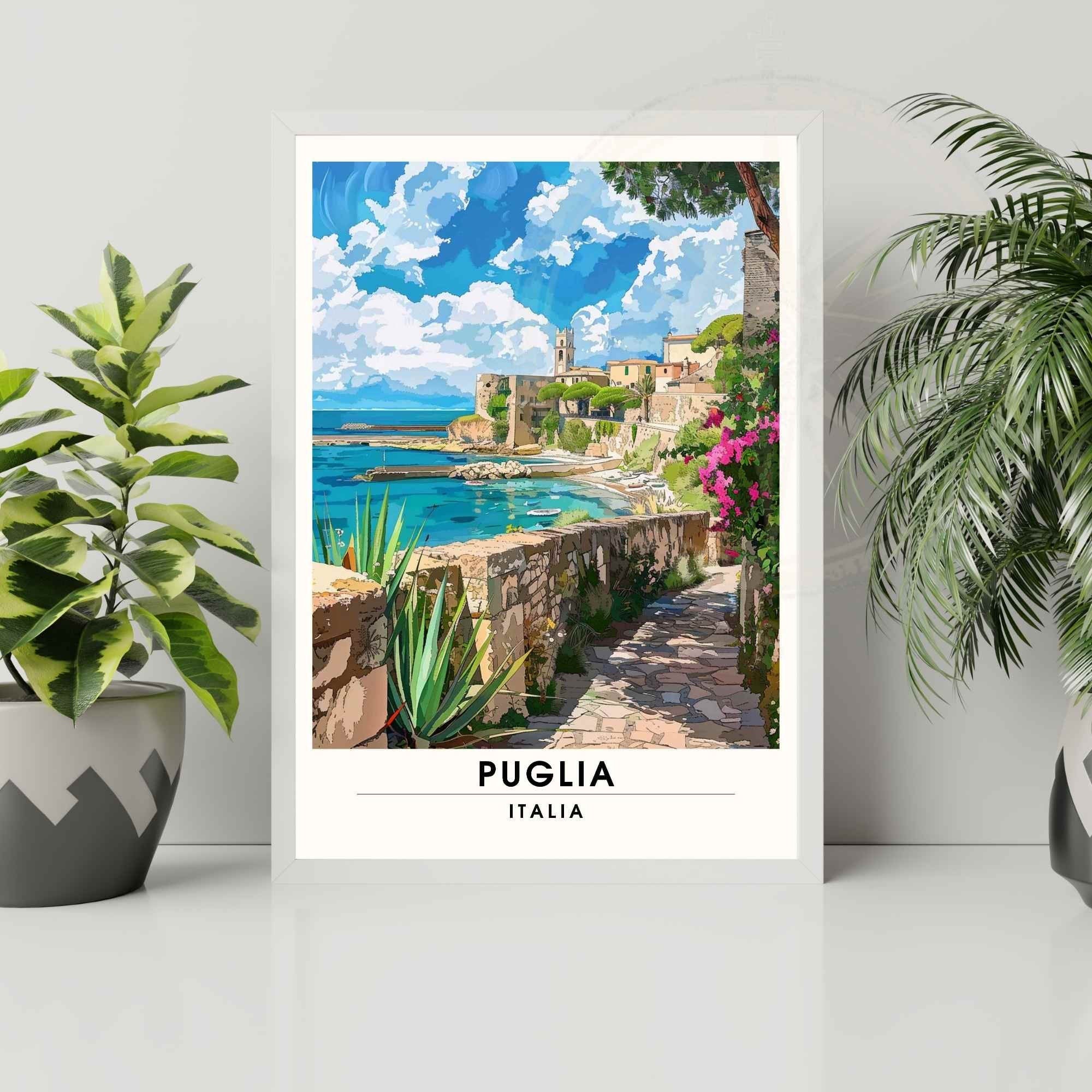 Impression Puglia  - Affiche  Puglia, Italie - Pouilles
