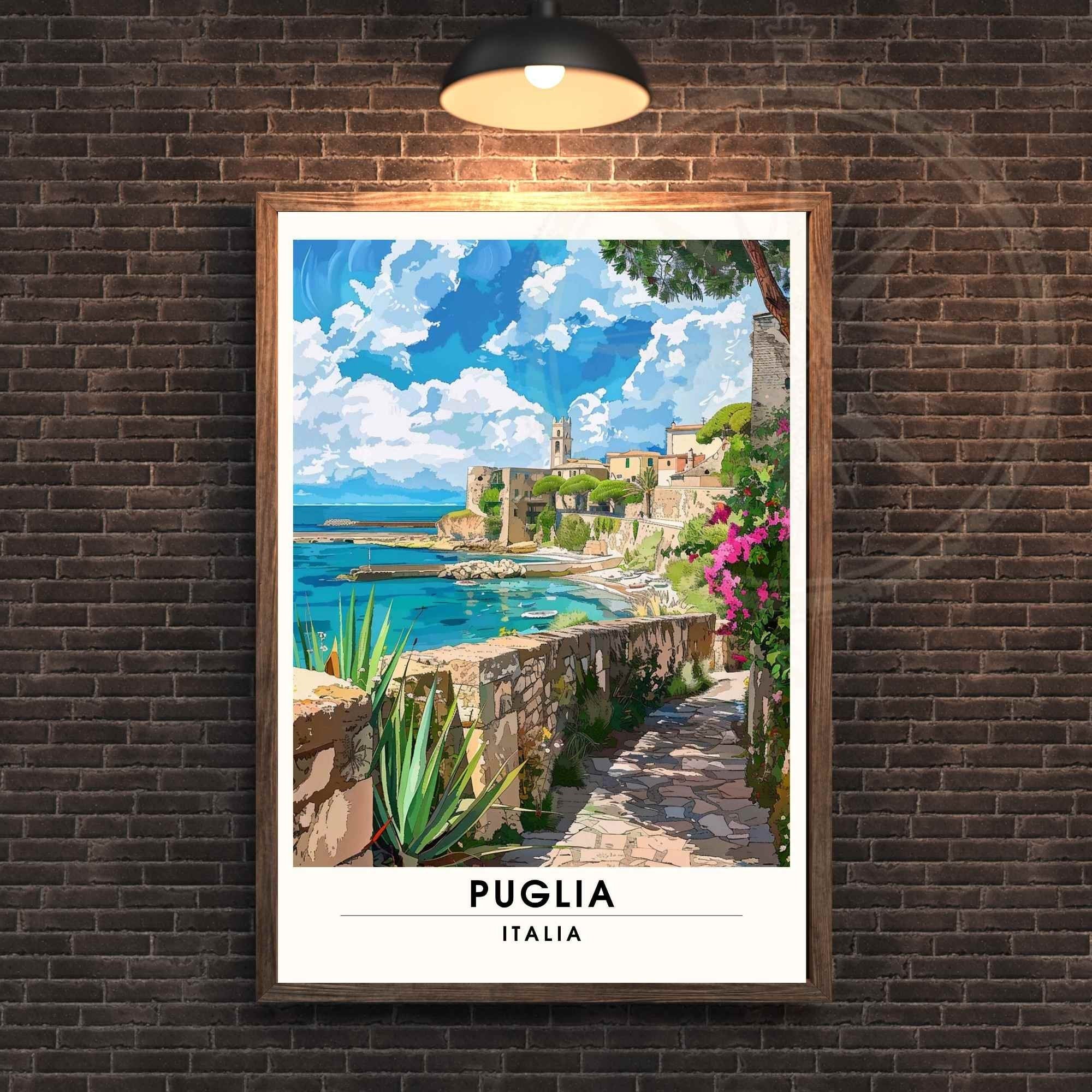 Impression Puglia  - Affiche  Puglia, Italie - Pouilles