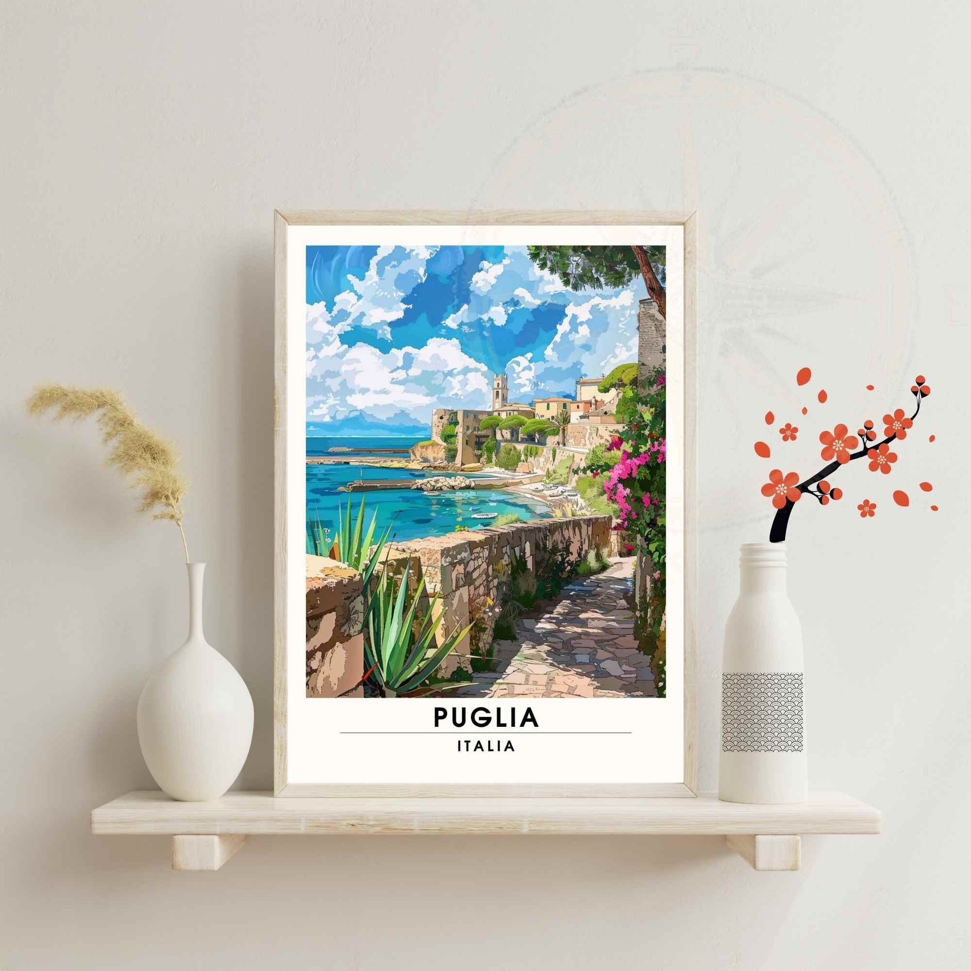 Impression Puglia  - Affiche  Puglia, Italie - Pouilles