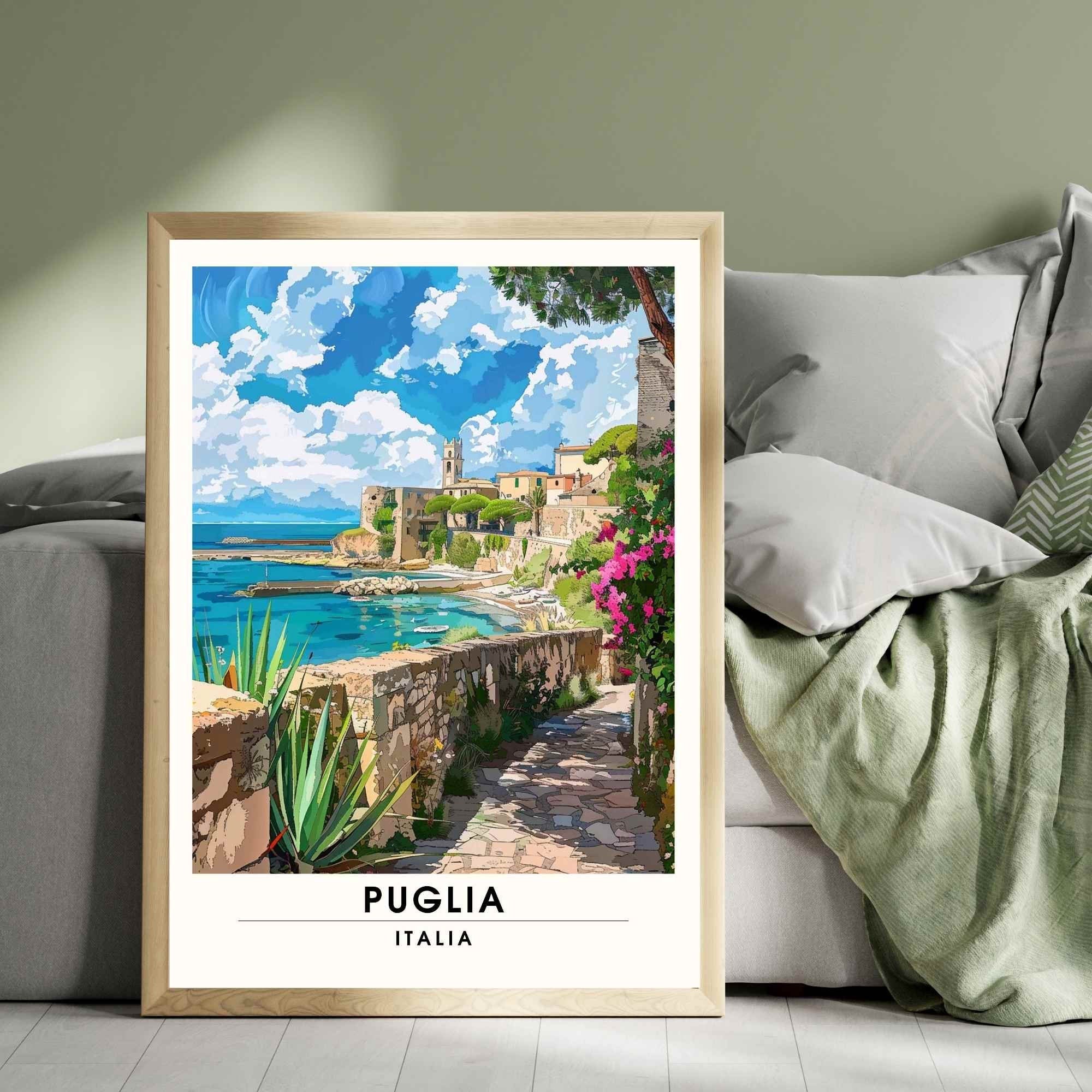 Impression Puglia  - Affiche  Puglia, Italie - Pouilles