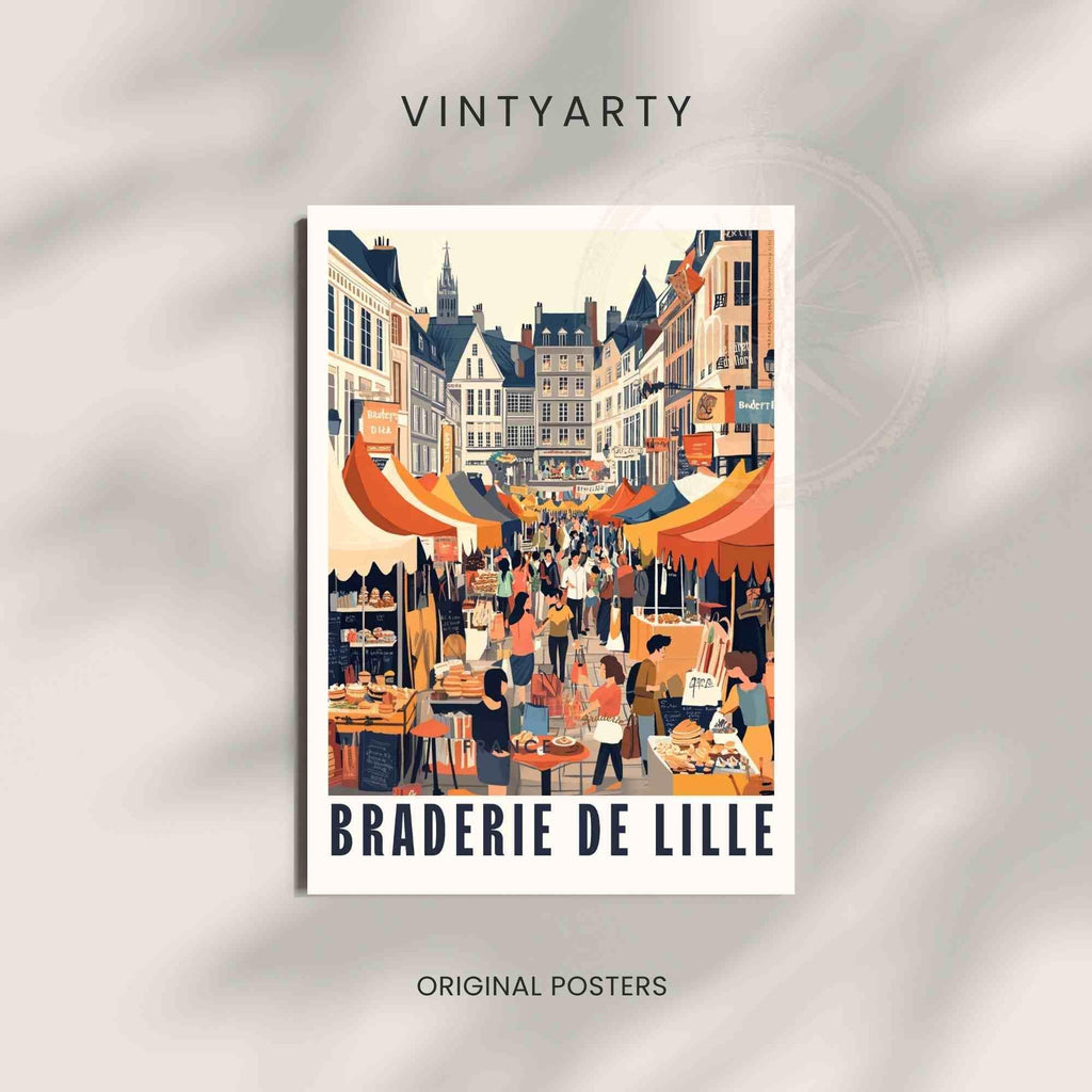 Affiche Braderie de Lille | Impression Lille, France