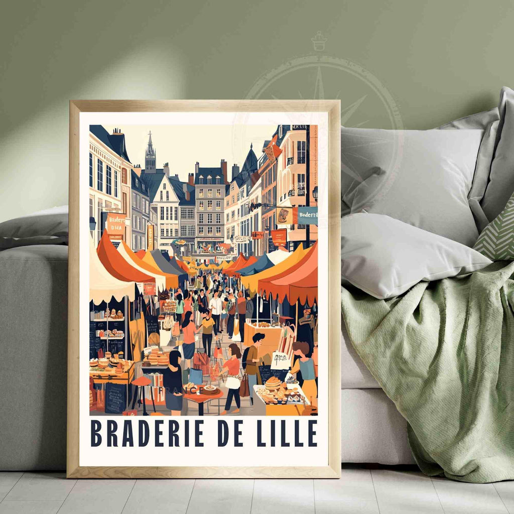 Affiche Braderie de Lille | Impression Lille, France